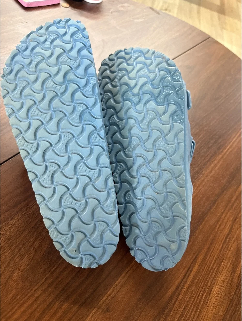 Birkenstock Arizona EVA Slide Sandals Light Blue Size 44